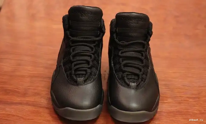 black best Air Jordan X Authentic version Ovo 0601